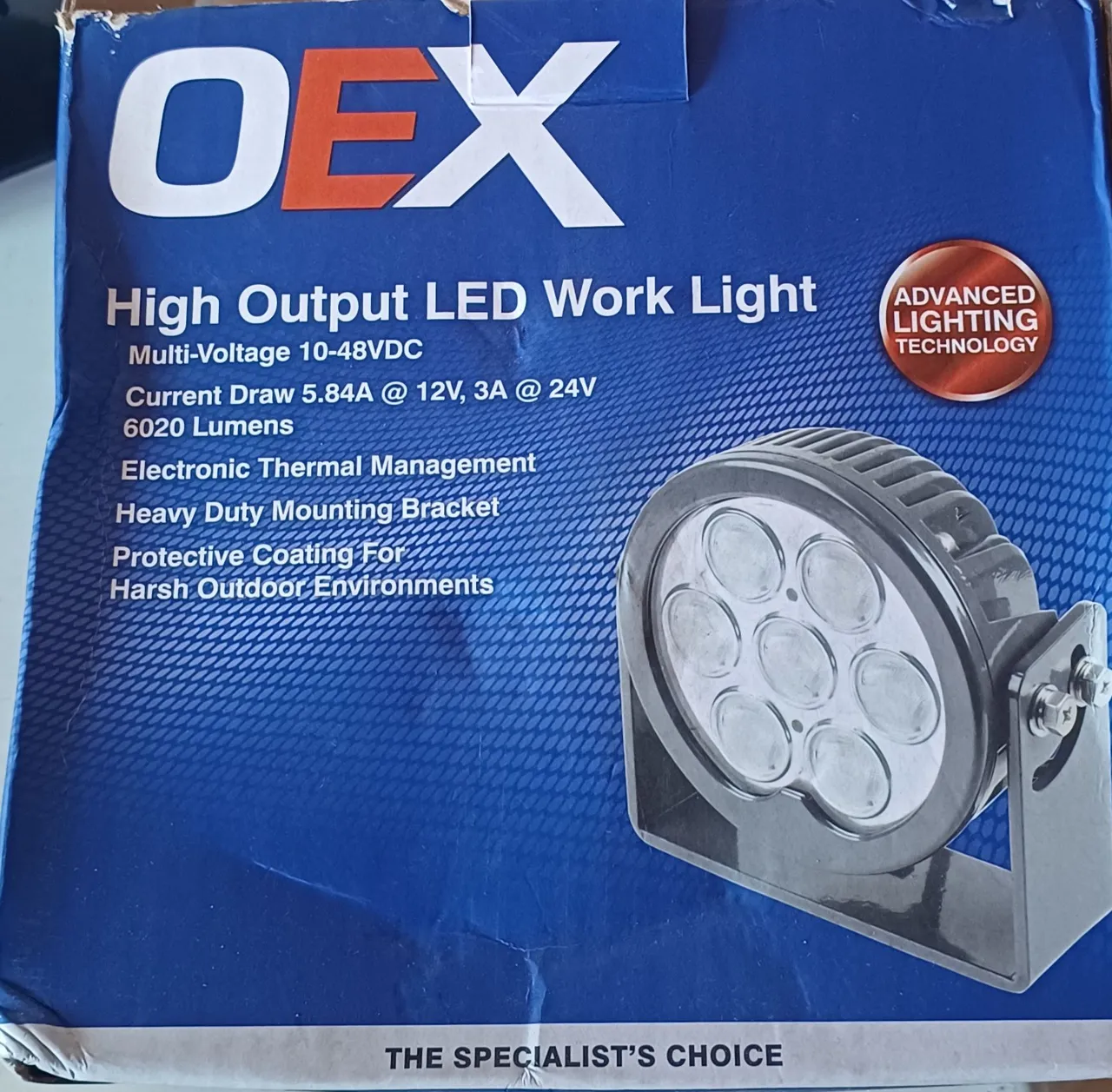 Farol de Trabalho LED OEX - Alto Desempenho e Durabilidade