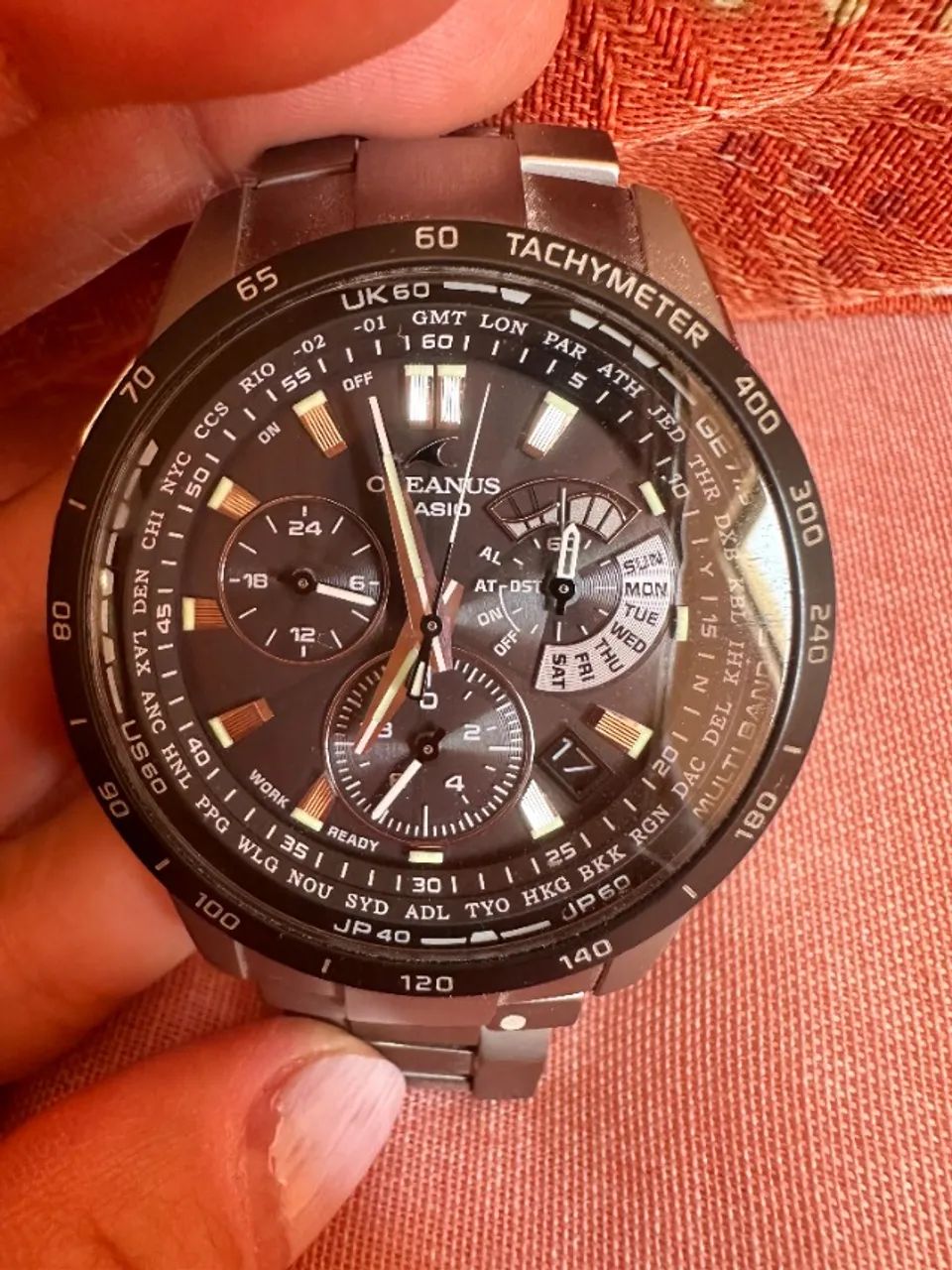 Oceanus - Casio - modelo OCW-M7000 (importado - Japao) 