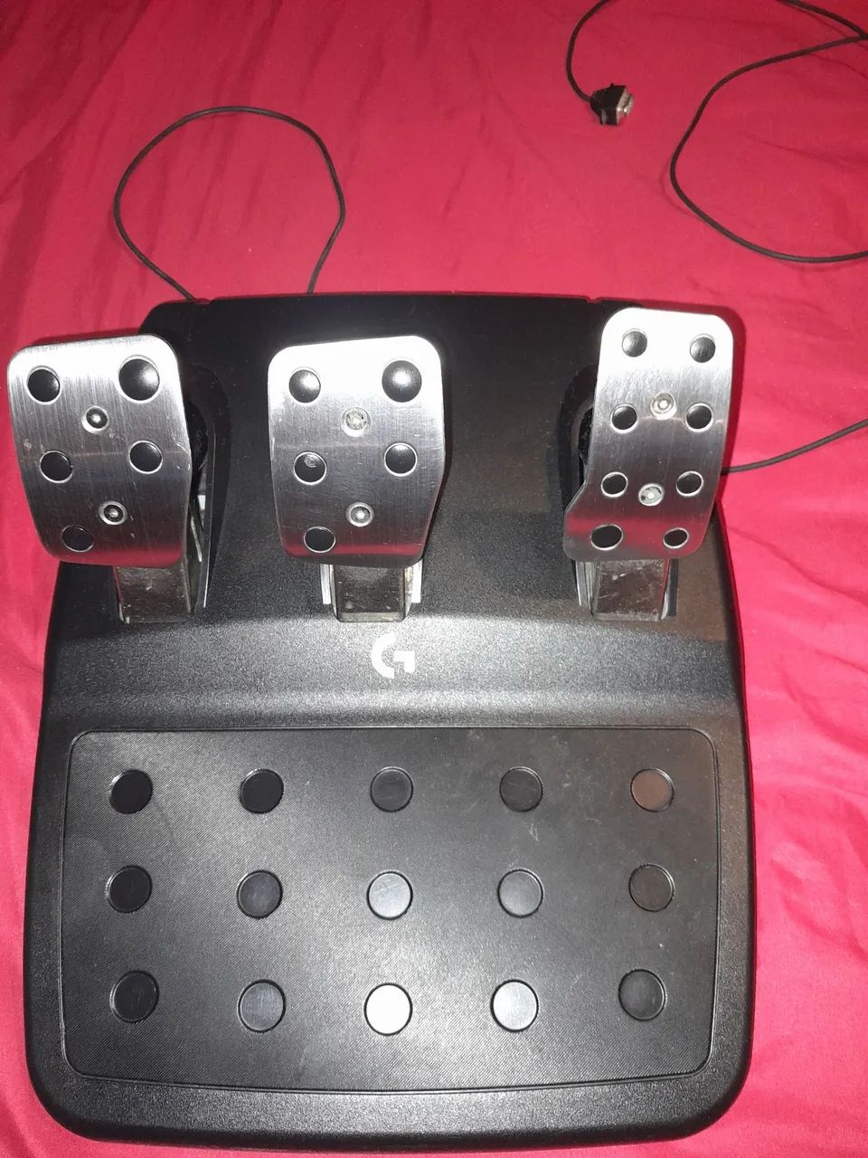 Vendo volante g923 e adaptador logitech impecável  - Foto 2