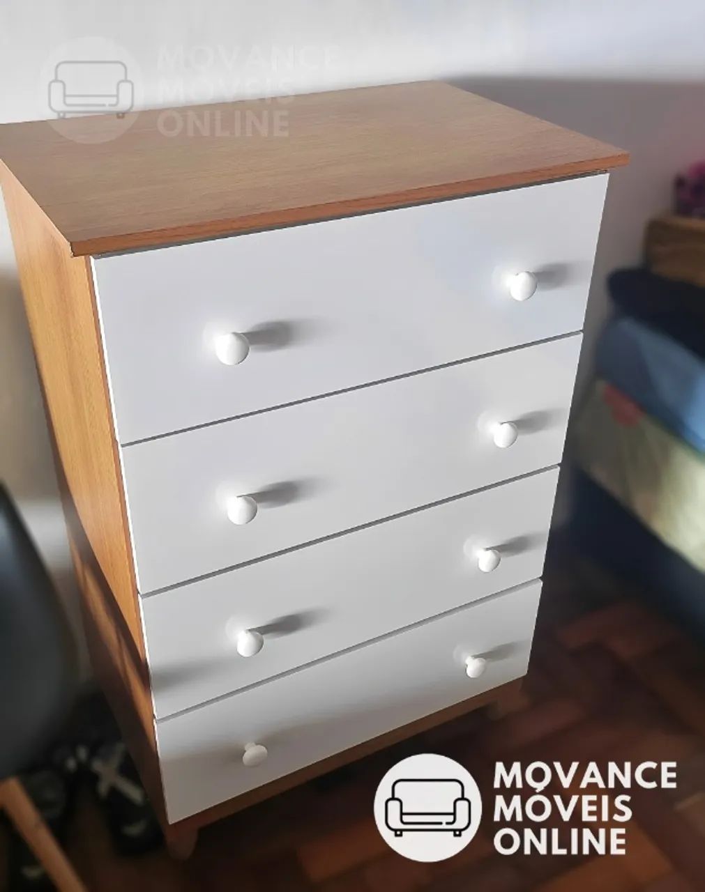Cômoda Infantil 4 Gavetas