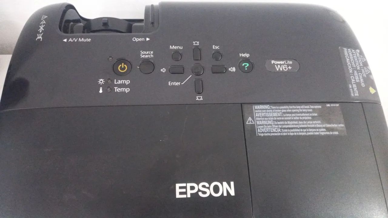 Projetor Epson w6+ hdmi/vga 1200x800(2000lumens) - Foto 4