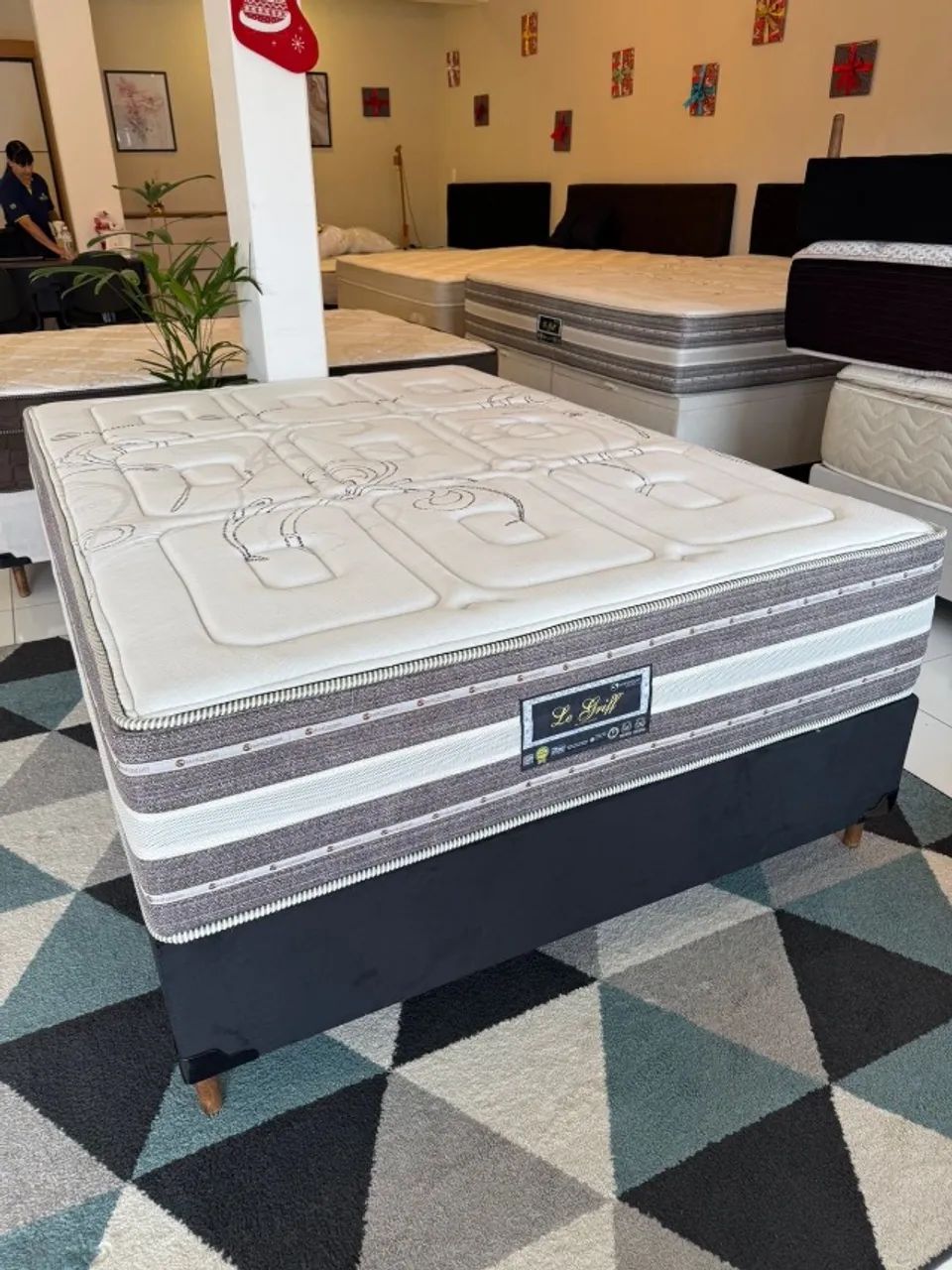 Cama box CASAL SANKO NOVA TOP - Entrega GRÁTIS! 