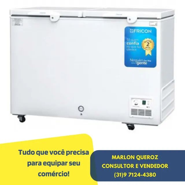 Congelador Horizontal 500L Fricon Industrial