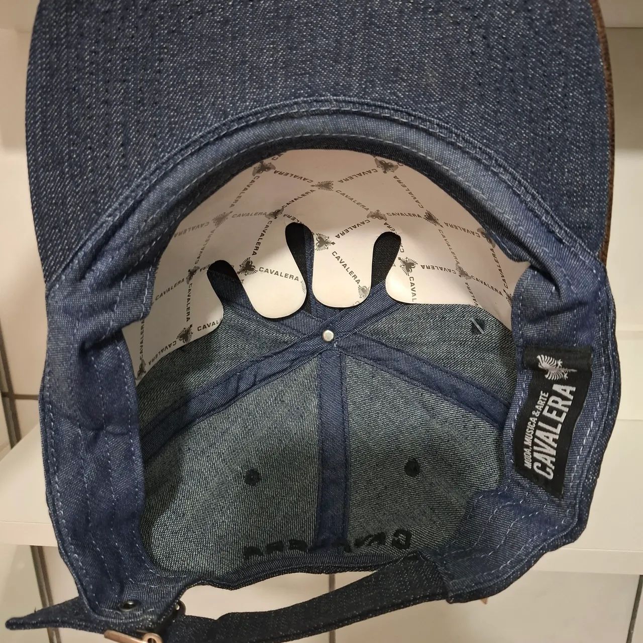 Boné Cavaleira Jeans - Novo - Foto 3