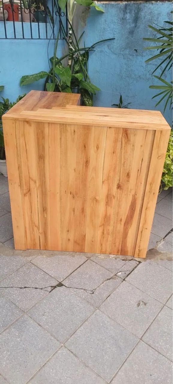 Balcão em L de pallet  - Foto 3