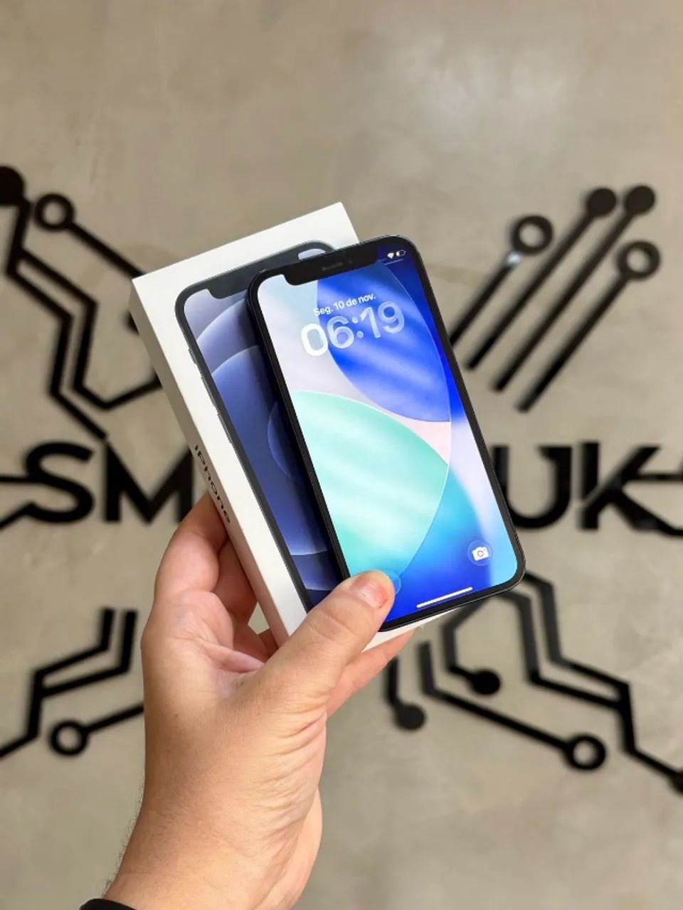 iPhone 12 mini ブラック 256GB iPhone 12 mini Black 256GB (Com caixa) + Nota e 3 meses de