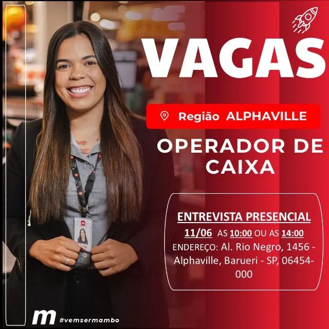 OPERADOR DE CAIXA - ALPHAVILLE