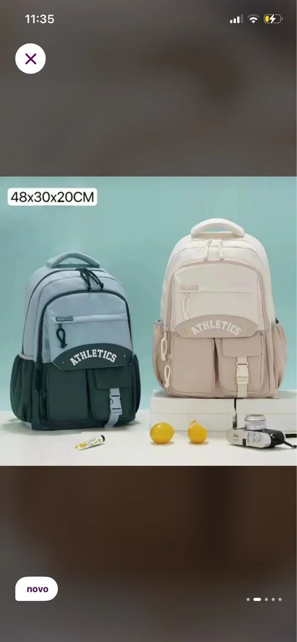 Mochila Escolar Grande Espaçosa  - Foto 2