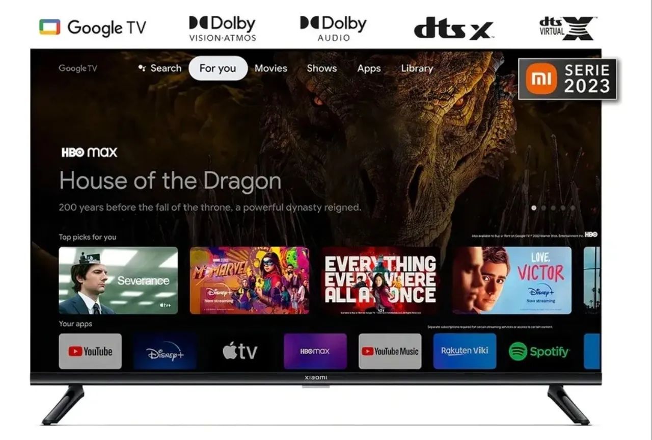 TV SMART XIAOMI 32" GOOGLE TV - Foto 2