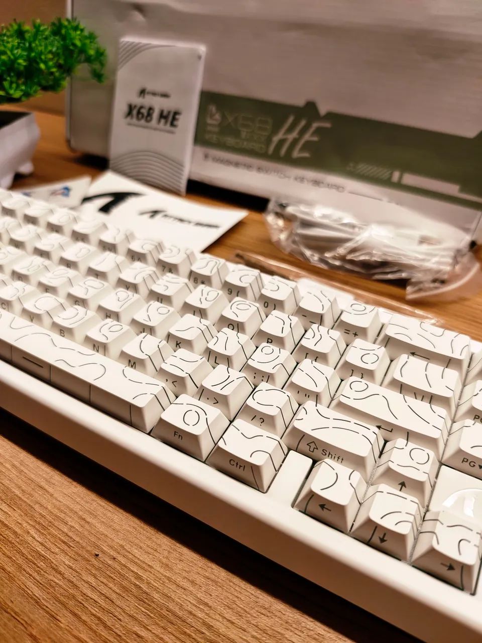 Teclado magnético attack shark x68 8k 0,0005ms - Foto 5