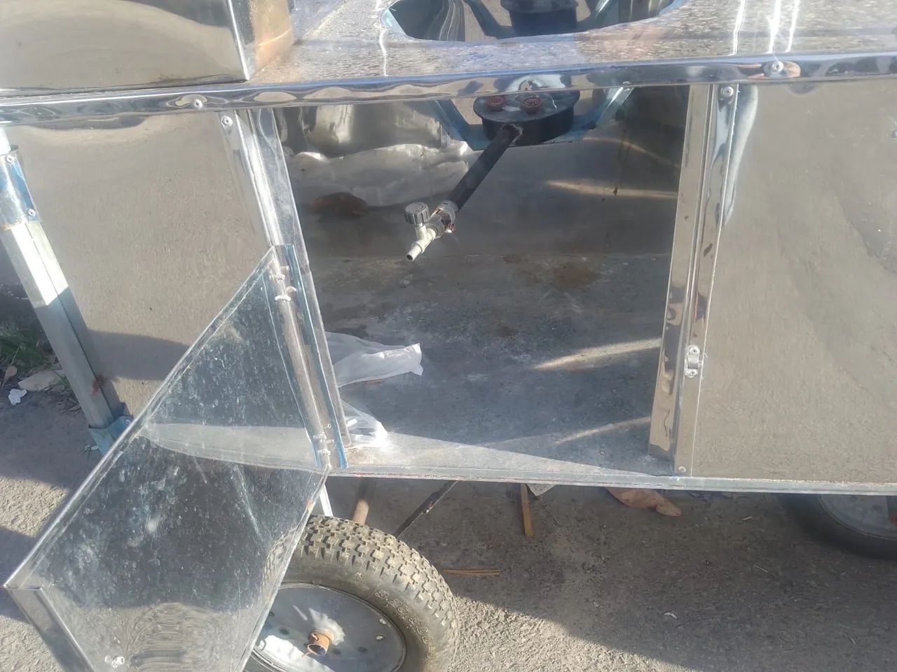 Carro de cachorro quente e churrasco - Foto 4