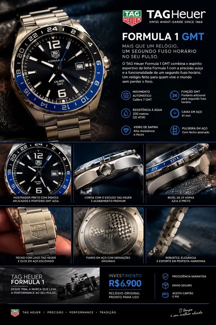 TAG HEUER FORMULA 1 GMT