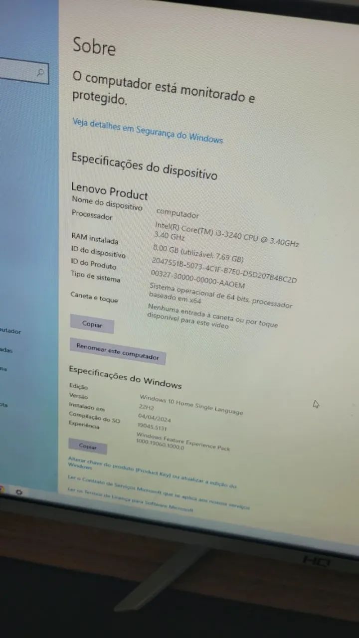 Computador Intel Core i3 8GB de Memória e HD 1Tb - Desktop - Foto 5