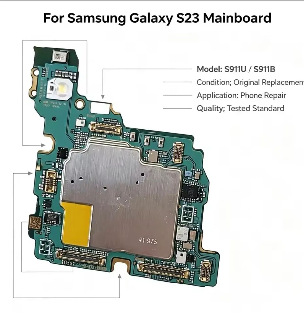 PLACA MÃE SAMSUNG S23 (MODELO SM-S911) 
