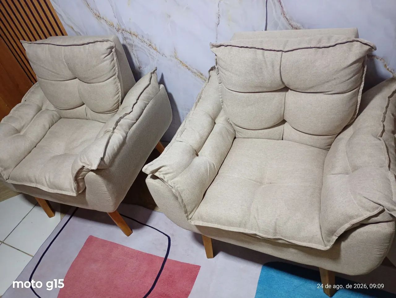 Vendo duas poltronas novas  - Foto 2