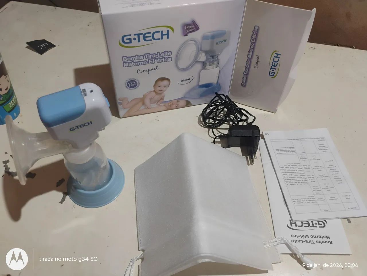 Bomba de tirar leite G-TECH - Foto 4