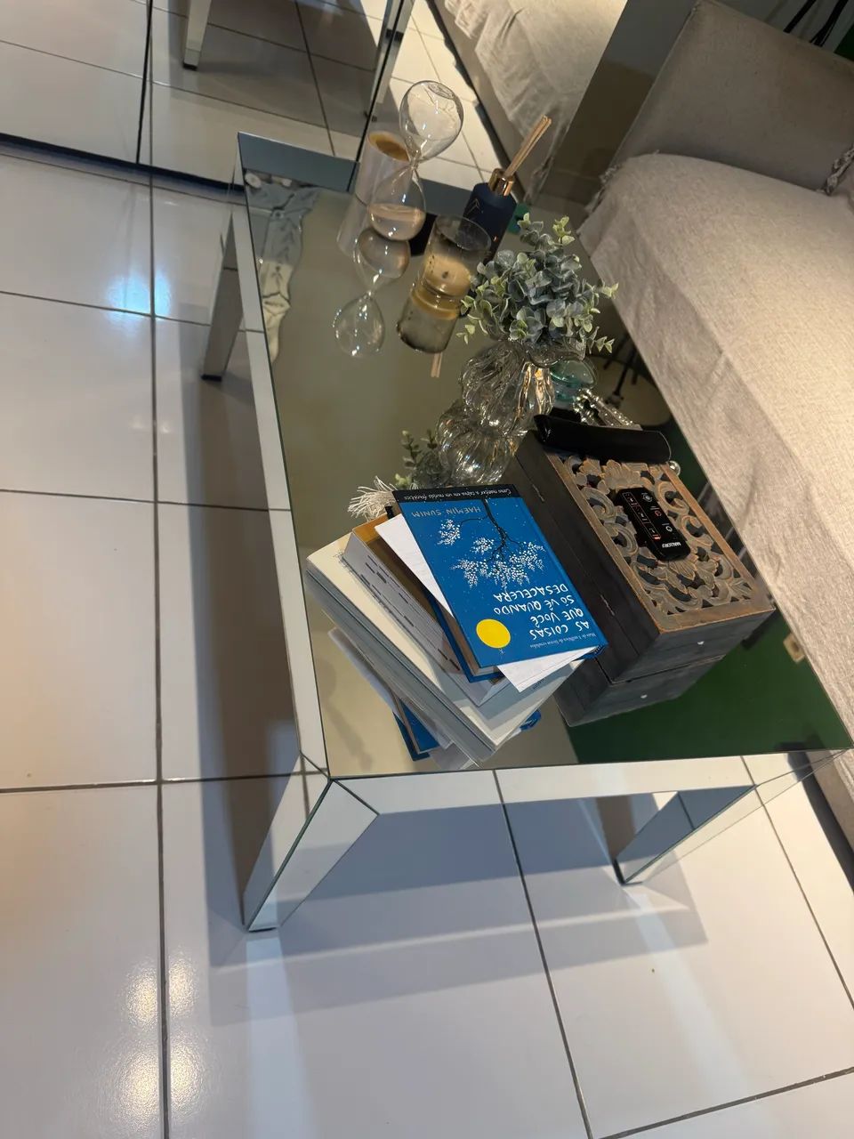Mesa de centro em espelho para sala de estar  - Foto 4
