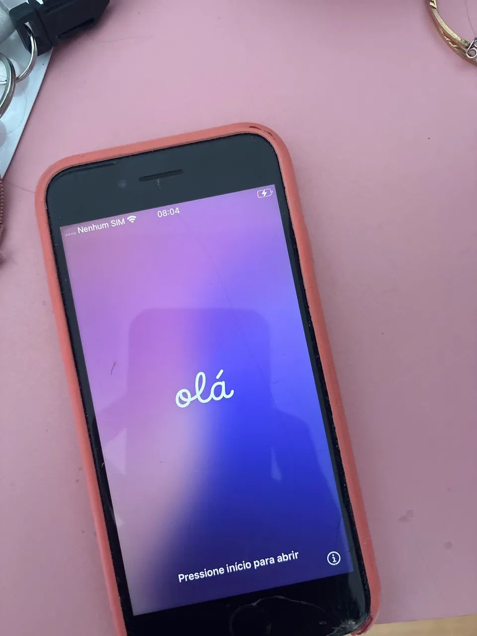 iPhone SE 128 branco 