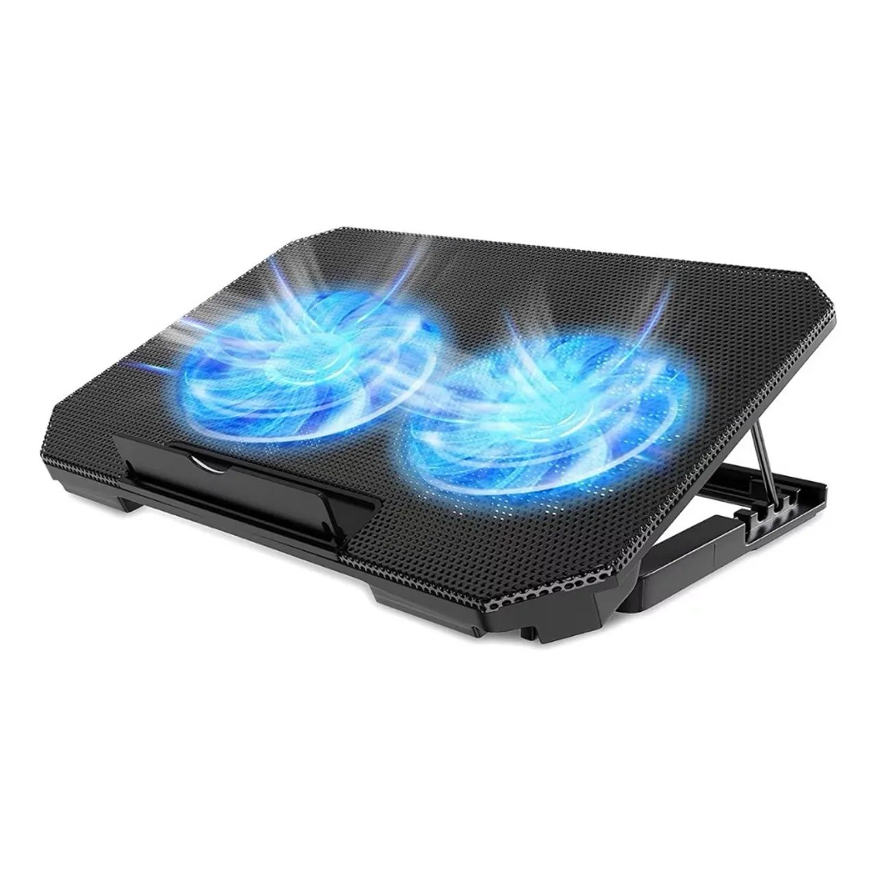 Suporte para Notebook com Base Ajustável, LED e Ventilação Refrigerada - Foto 2