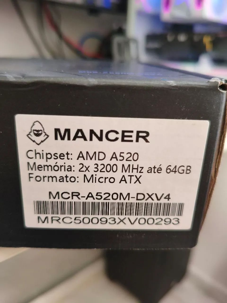 Placa mãe A520M AMD Matx ddr4  - Foto 2