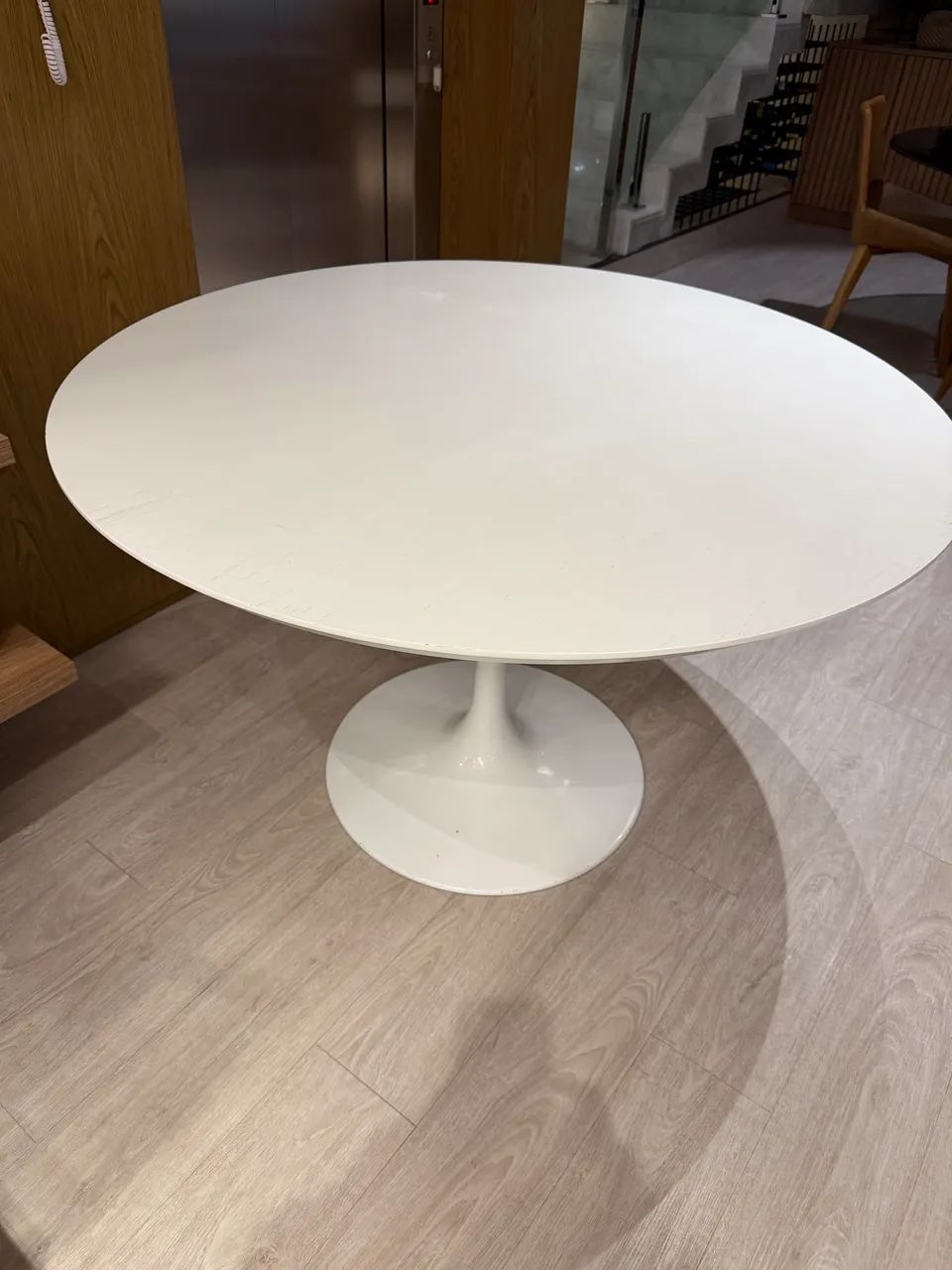 Mesa de jantar sarinen branca 1,20  - Foto 2