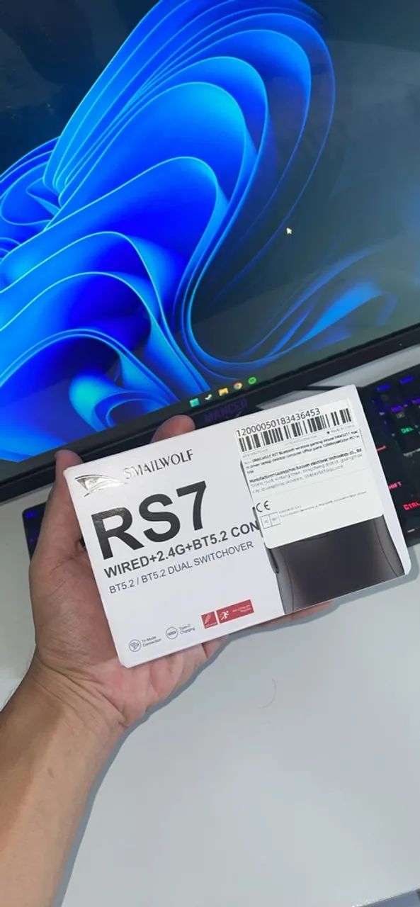 MOUSE GAMER SMAILWOLF RS7 - Foto 3