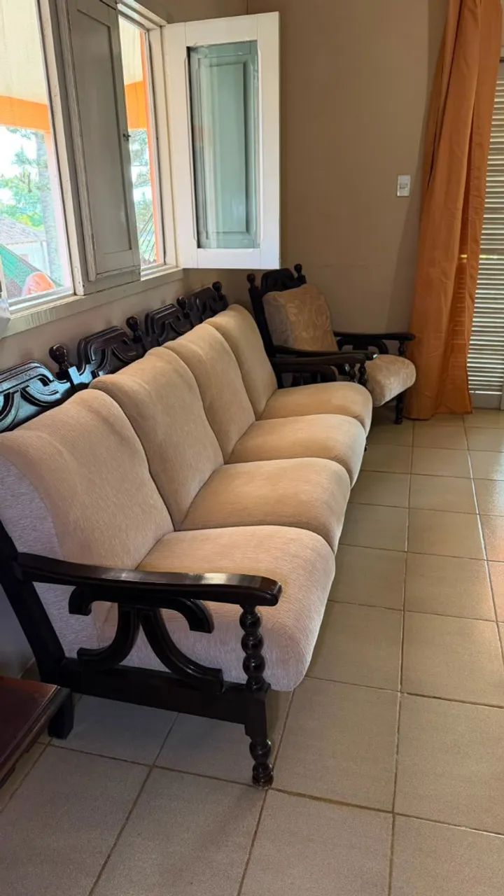 conjunto de sala de estar colonial  - Foto 5