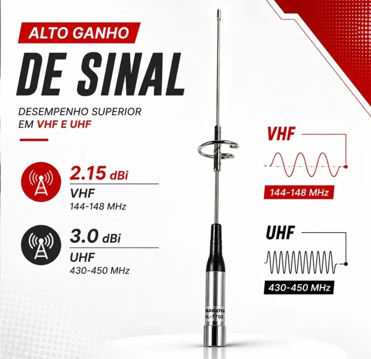 ANTENA NAGOYA NL770S - Foto 3