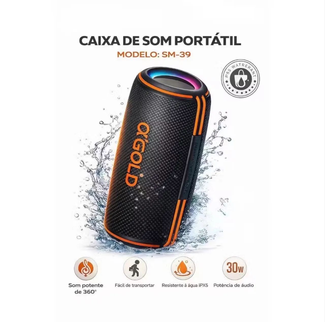 Caixa de Som GOlD  - Foto 2