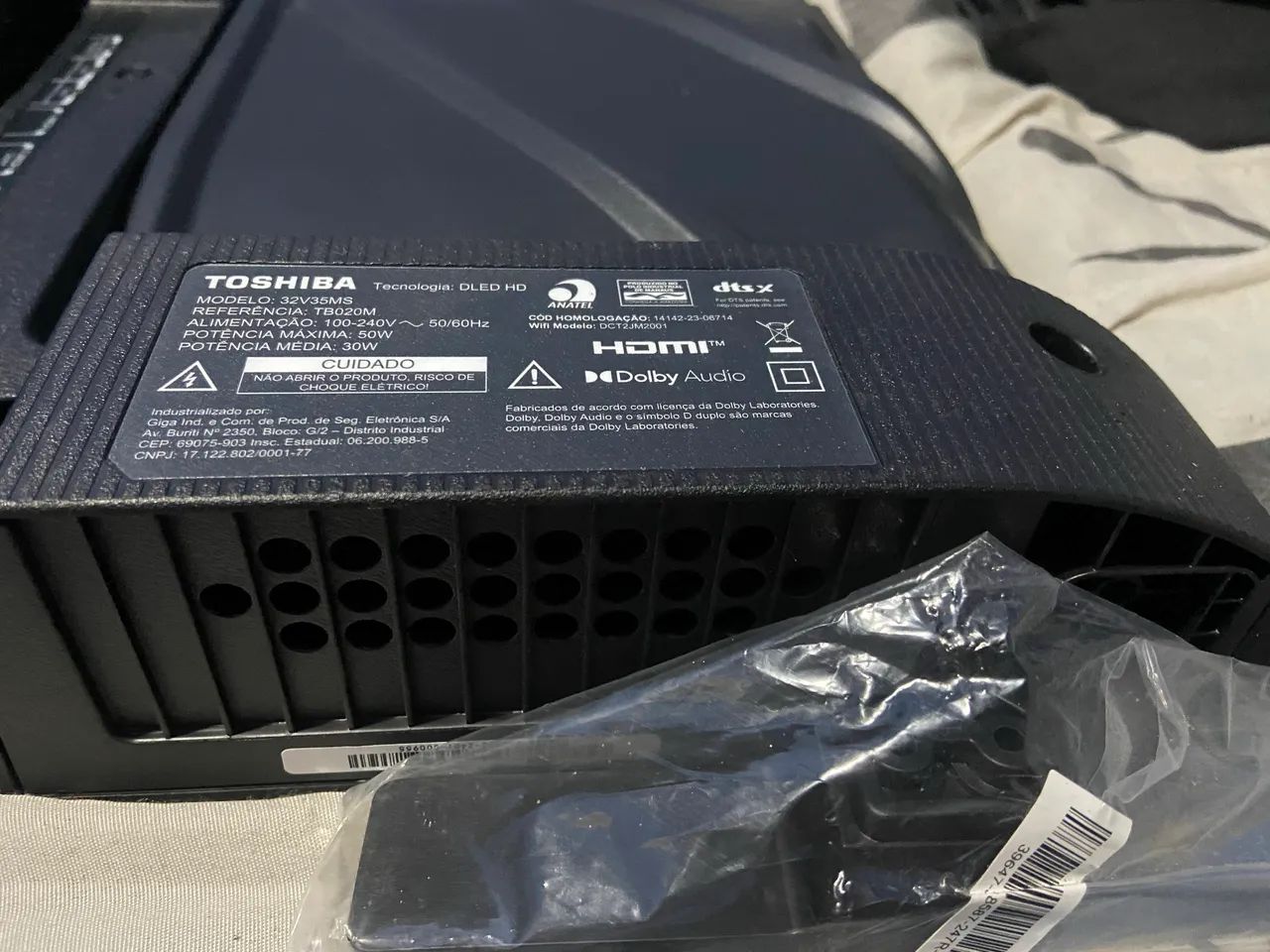 SMART TV 32 TOSHIBA COMPLETA COM COMANDOS DE VOZ FUNCIONAIS - Foto 5