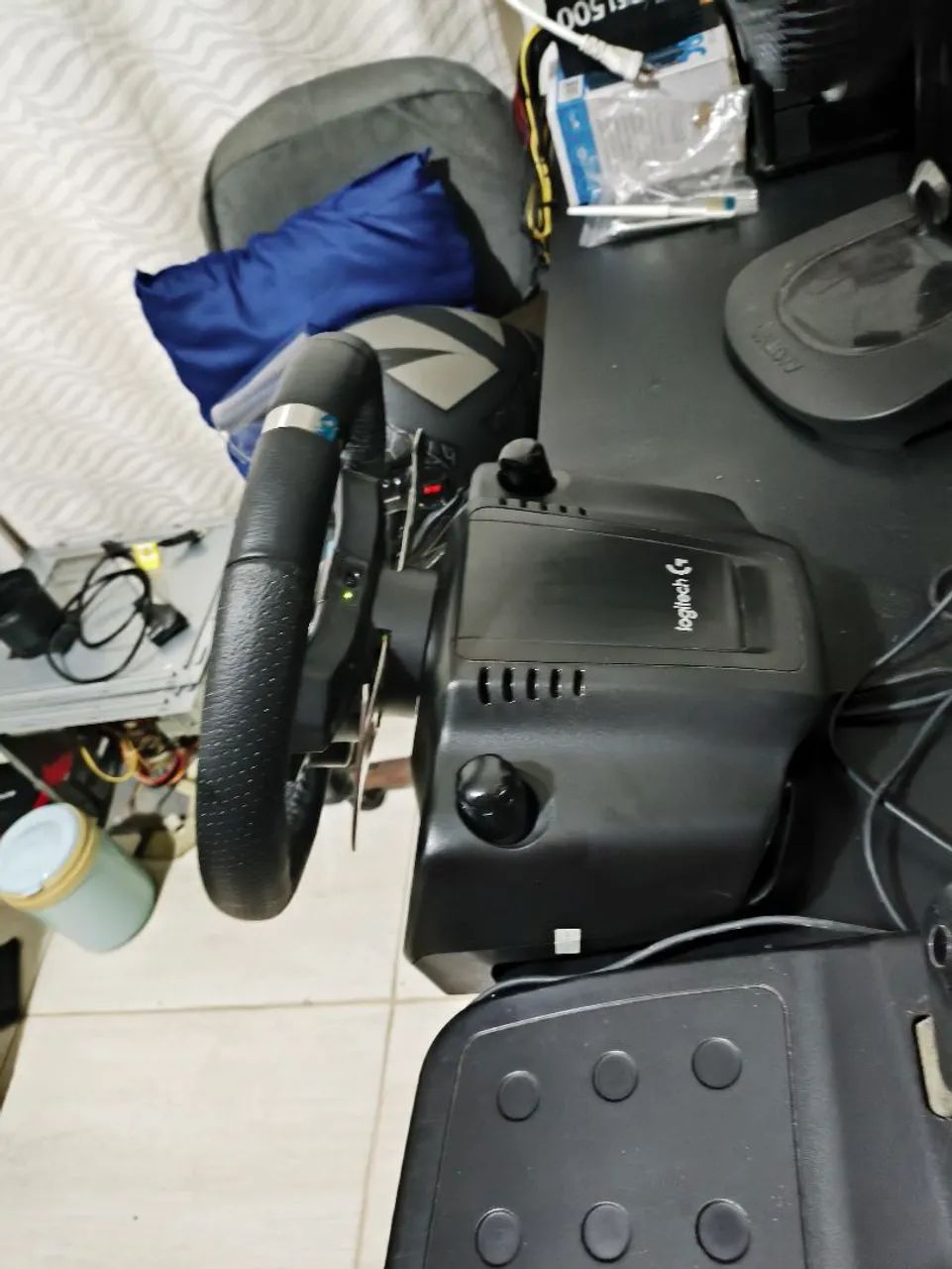 Volante G29 Logitech para PS4, PS5 e PC - Foto 5