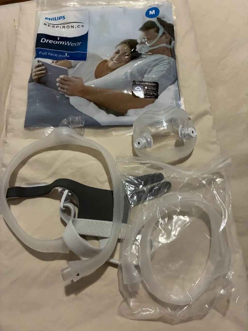 Máscara facial DreamWear Full - Philips CAPAP BIPAP  - Foto 3