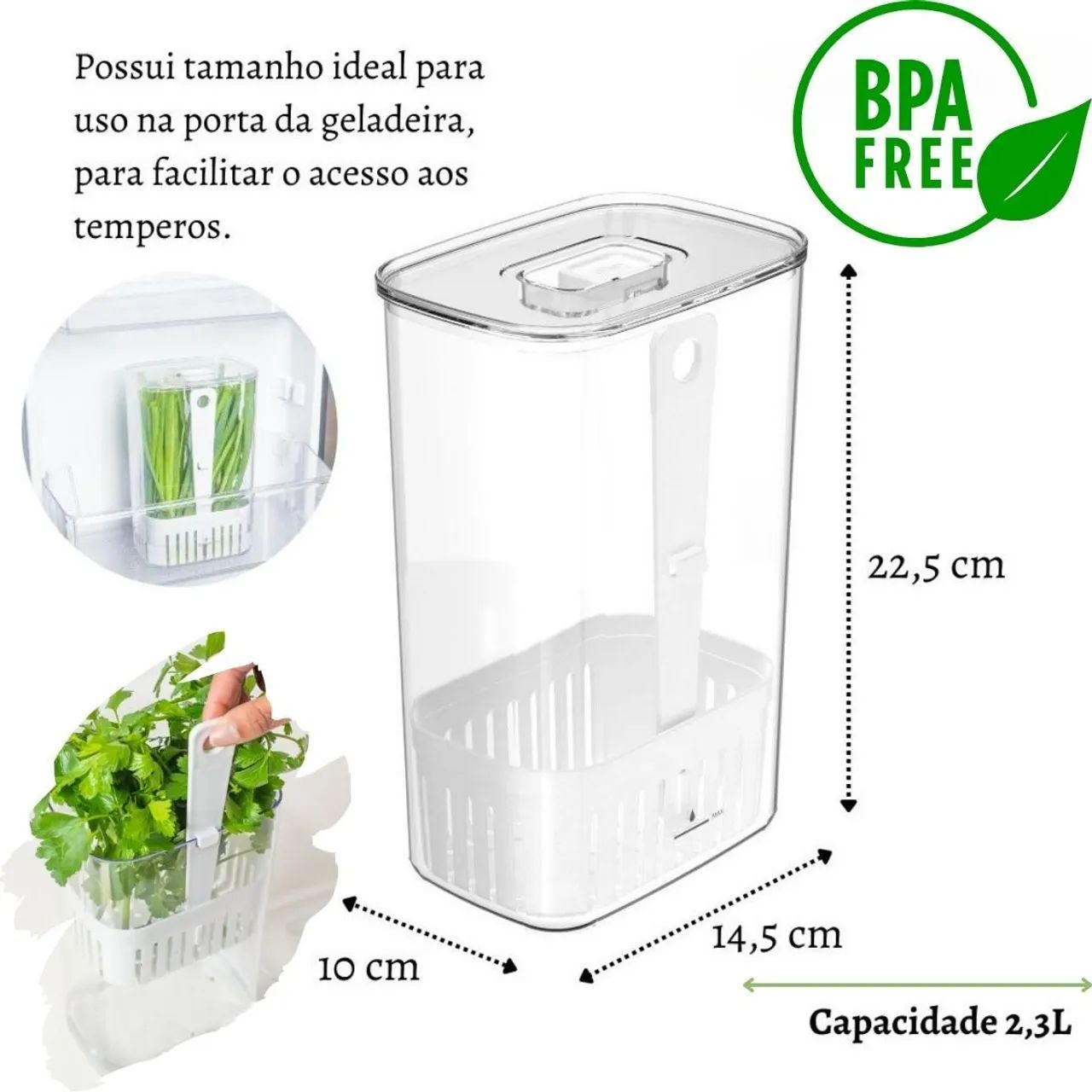 LOTE MARCA OU - Organizadores, Cestos e Lixeiras NOVOS - Preço de Desapego - Foto 6