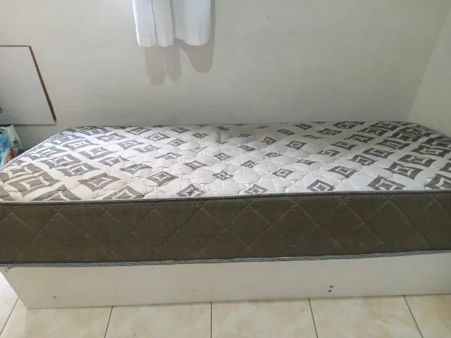 Colchão Ortobom solteiro 