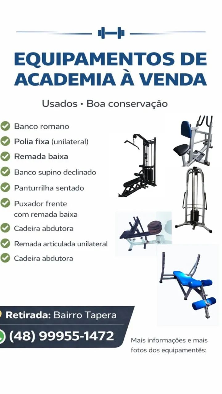 Aparelhos de musculação 