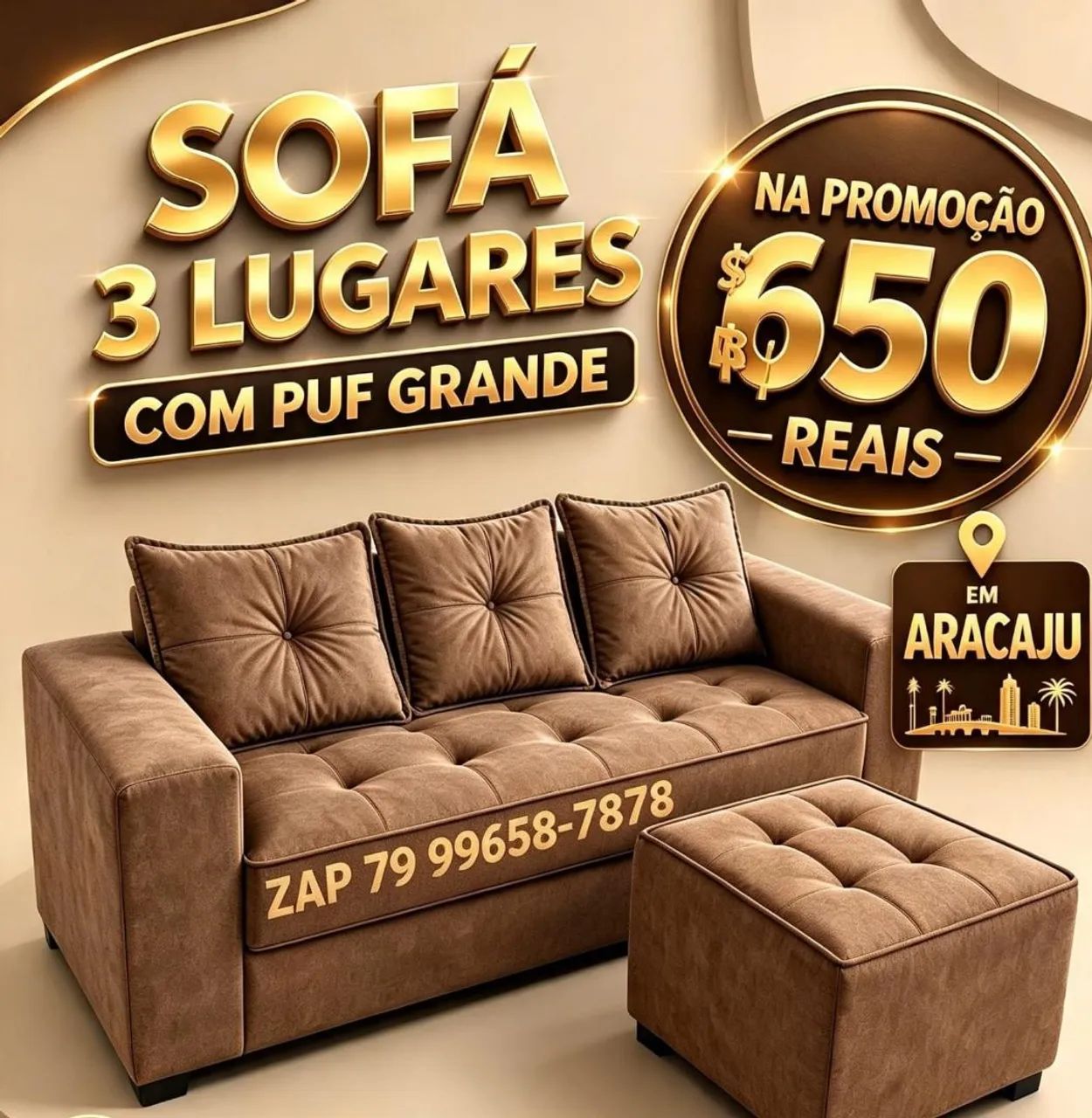 Conjunto de sofá 730, canto 830, retrátil 830 - Foto 5