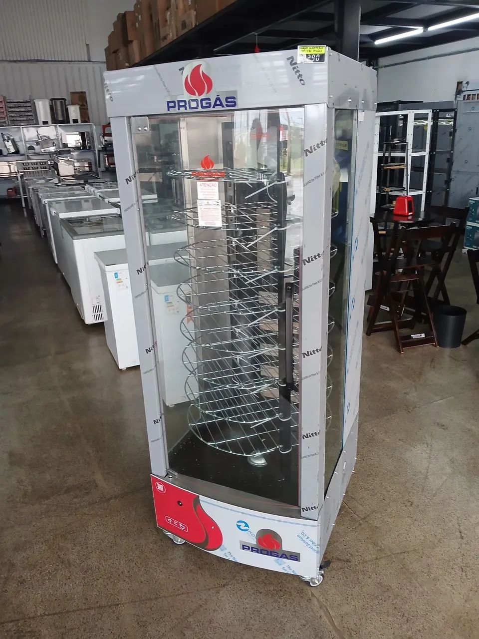 Forno Multiuso Giratório a Gás 128kg PRP-482 - Foto 4