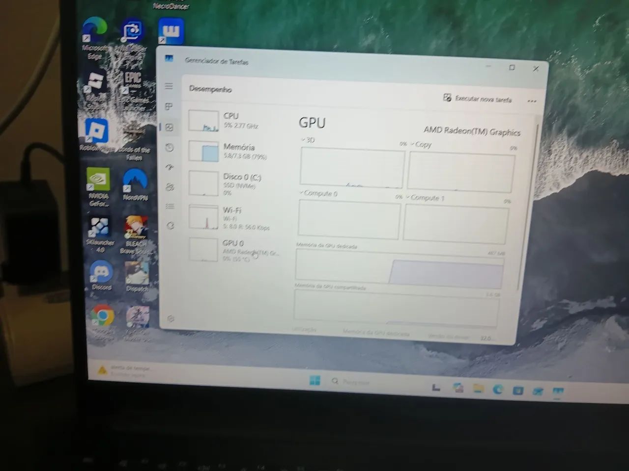 ? NOTEBOOK ASUS RYZEN 5 - ÓTIMO DESEMPENHO - Foto 4