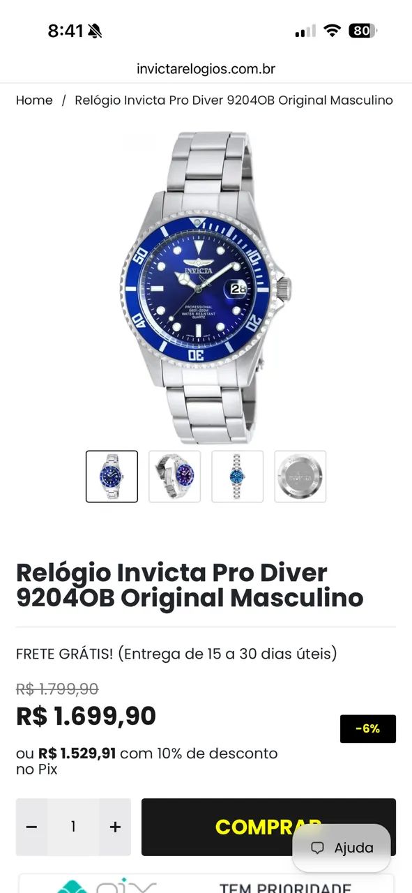 Relógio Invicta - ORIGINAL  - Foto 5