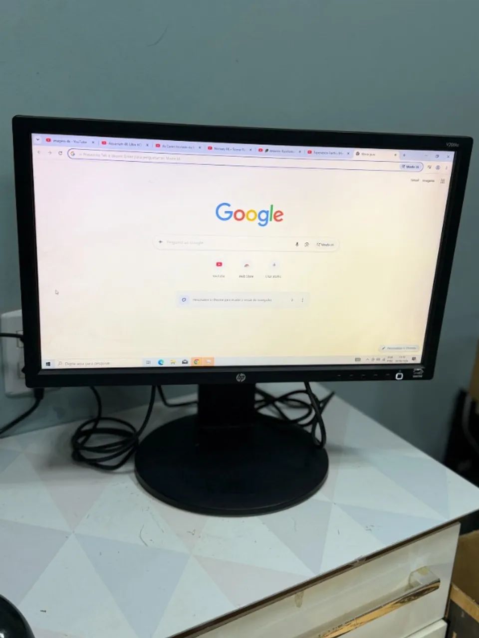 Opção 1  Monitor 20 Polegadas HP E2011p-bn LED VGA e DVI com Ajuste de Altura - Excelente  - Foto 3
