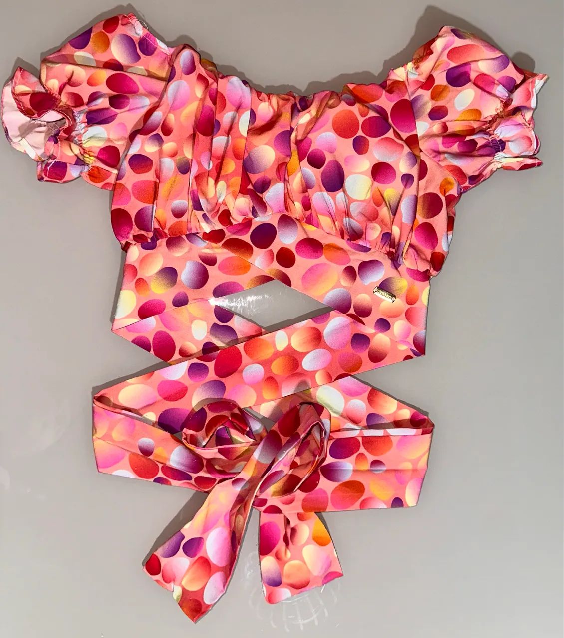 Conjunto de saia e cropped tamanho 10 - Foto 3