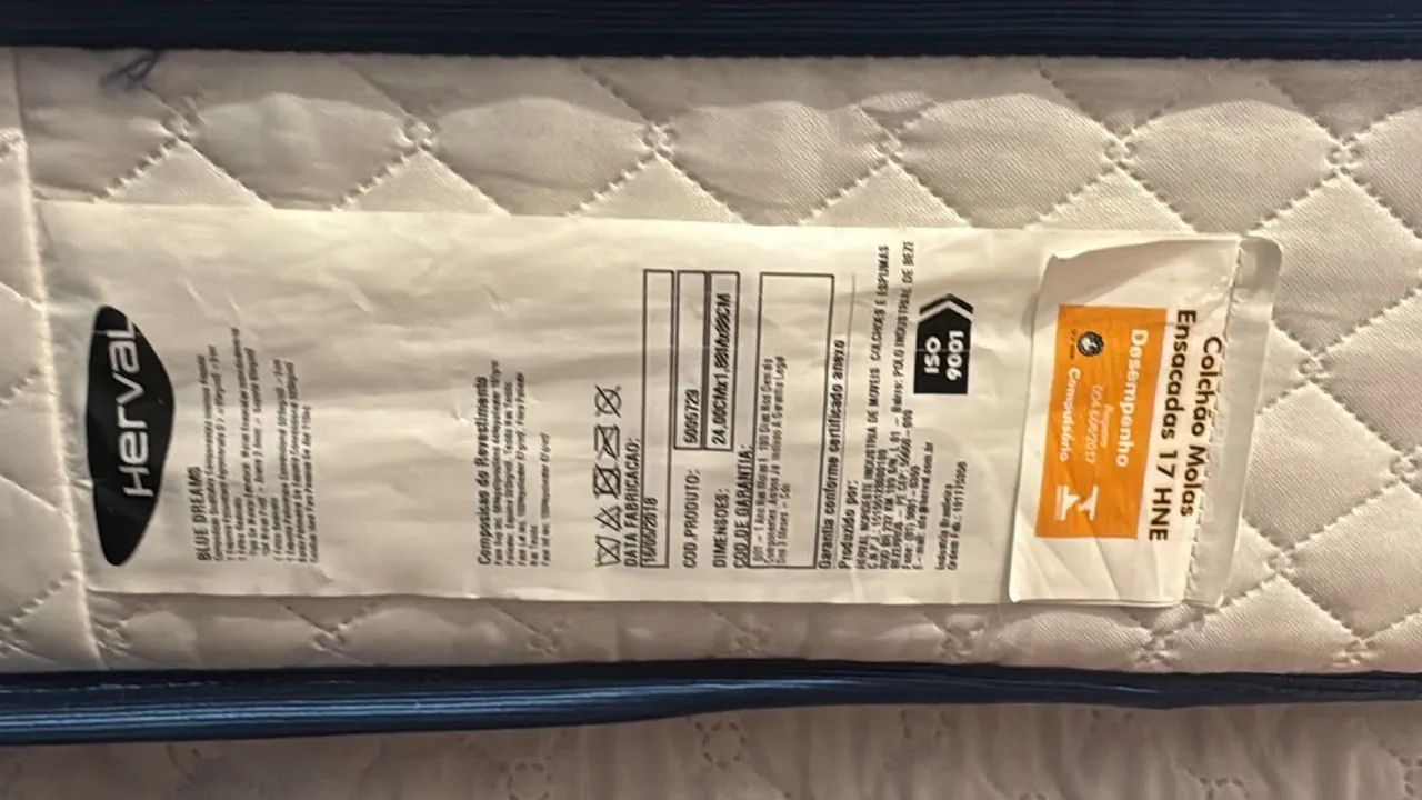 Colchão Herval Idea Solteiro Molas Ensacadas + Cama Auxiliar | Excelente Estado - Foto 5