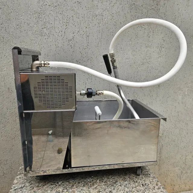 Filtro de Óleo de Cozinha Inox 30 Litros Gastronomia Fritura (usada) estudo troca - Foto 5