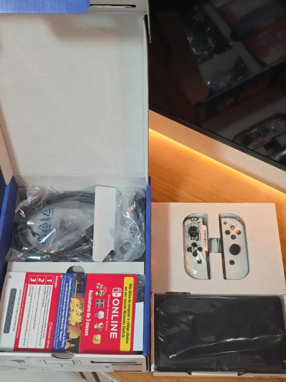 NINTENDO SWITCH OLED LACRADO-ACEITO TROCAS - Foto 3