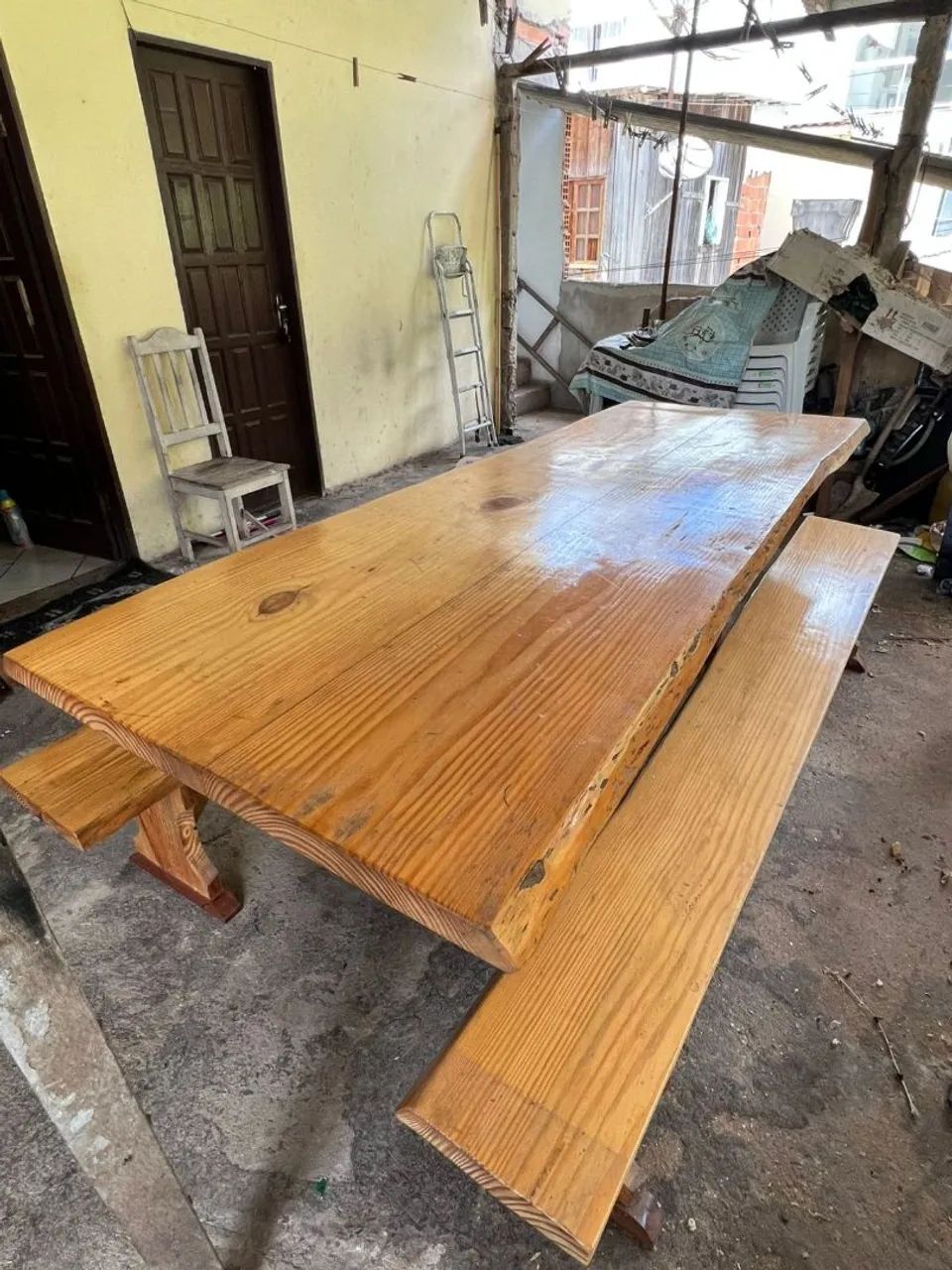 MESA DE MADEIRA LUXO - Foto 4