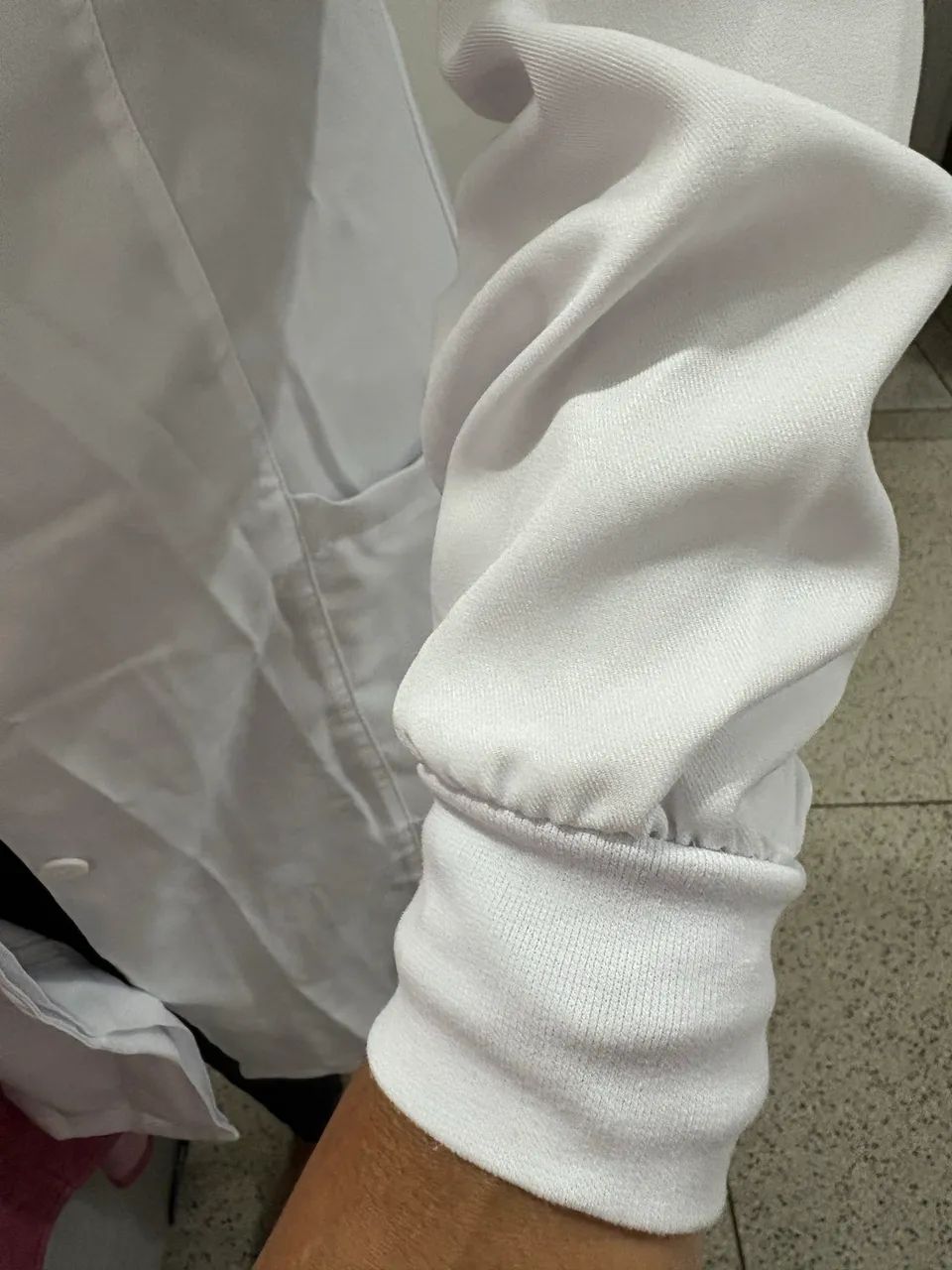 Jaleco Branco tamanho M - Foto 4