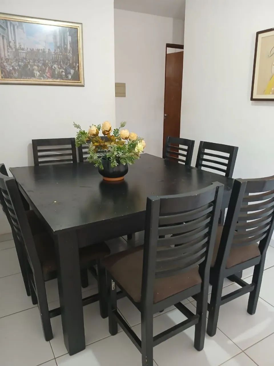 Mesa de Jantar Com 8 Cadeiras - Foto 2