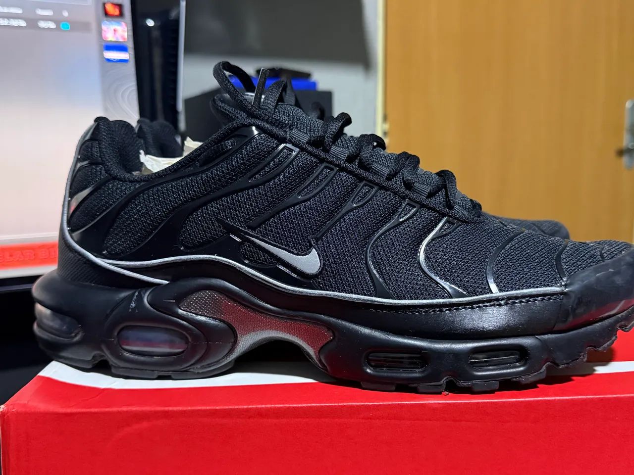 TN Nike air max plus og black reflective