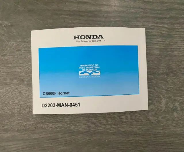 Manual do Proprietario Hornet 2008 a 2011 - Foto 2