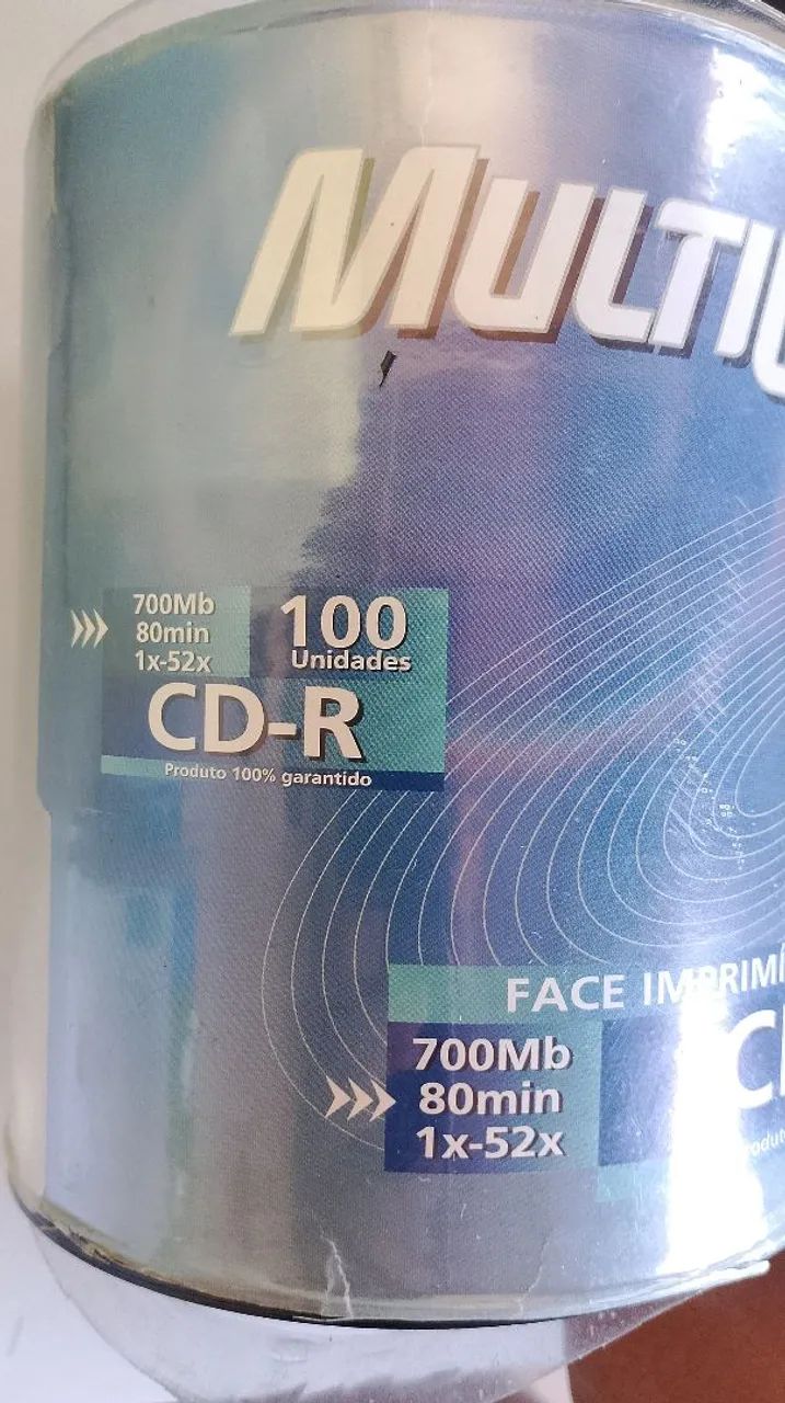 Pacote de CD's Virgem / 100 cds. - Foto 3